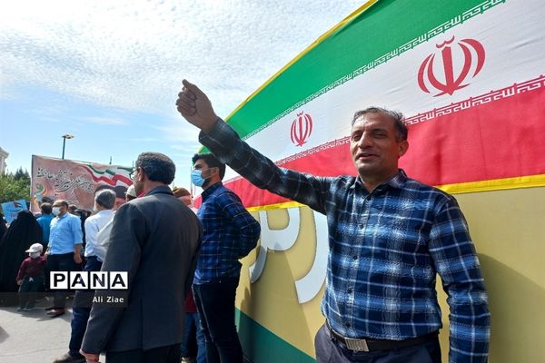 راهپیمایی روز قدس در مشهد مقدس - 2