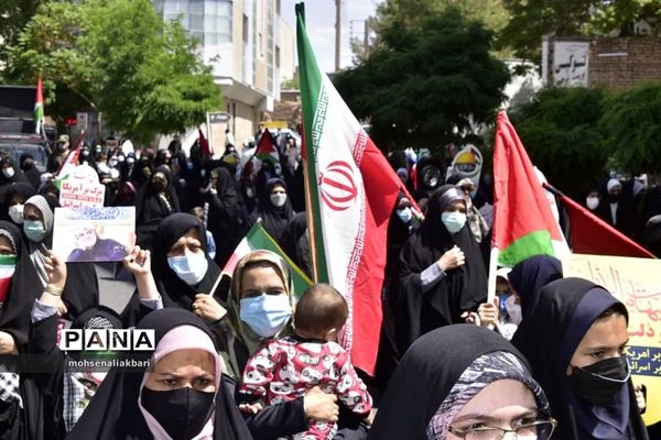 حضور پرشور مردم شهرستان بیرجند در راهپیمایی روز قدس