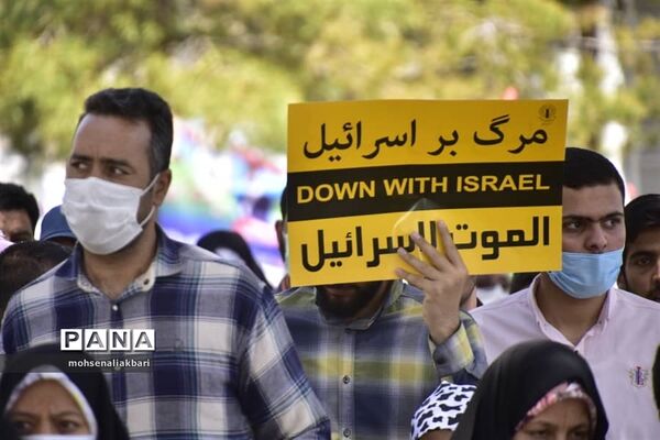 حضور پرشور مردم شهرستان بیرجند در راهپیمایی روز قدس