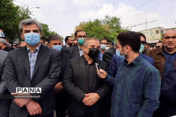 حضور پرشور فرهنگیان و دانش‌آموزان آذربایجان غربی در راهپیمایی روز قدس