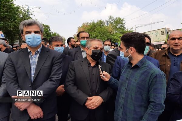حضور پرشور فرهنگیان و دانش‌آموزان آذربایجان غربی در راهپیمایی روز قدس