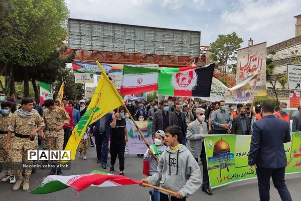 راهپیمایی روز قدس در رودهن