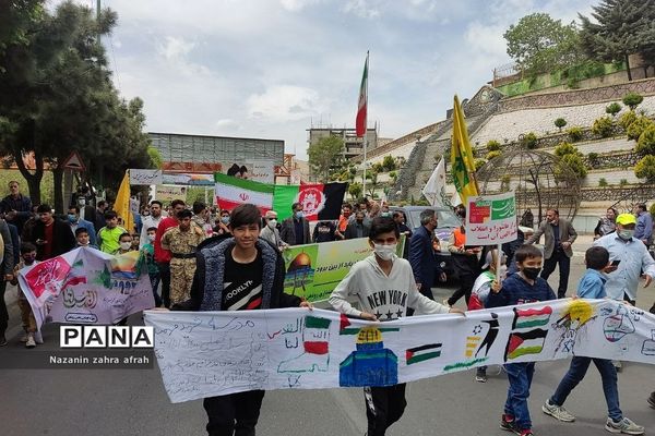 راهپیمایی روز قدس در رودهن