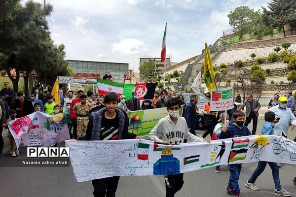 راهپیمایی روز قدس در رودهن