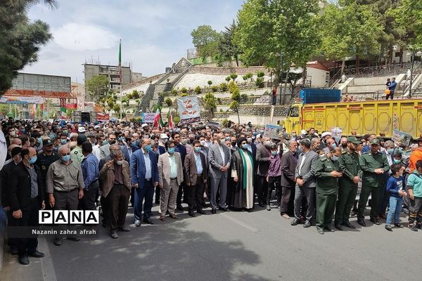 راهپیمایی روز قدس در رودهن