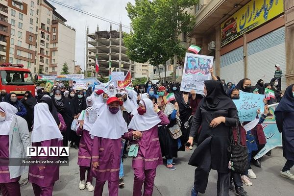 راهپیمایی روز قدس در رودهن