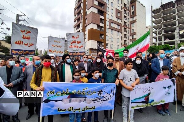 راهپیمایی روز قدس در رودهن