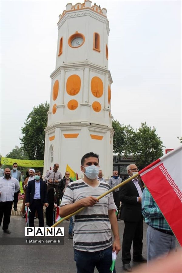 راهپیمایی روز جهانی قدس در ساری