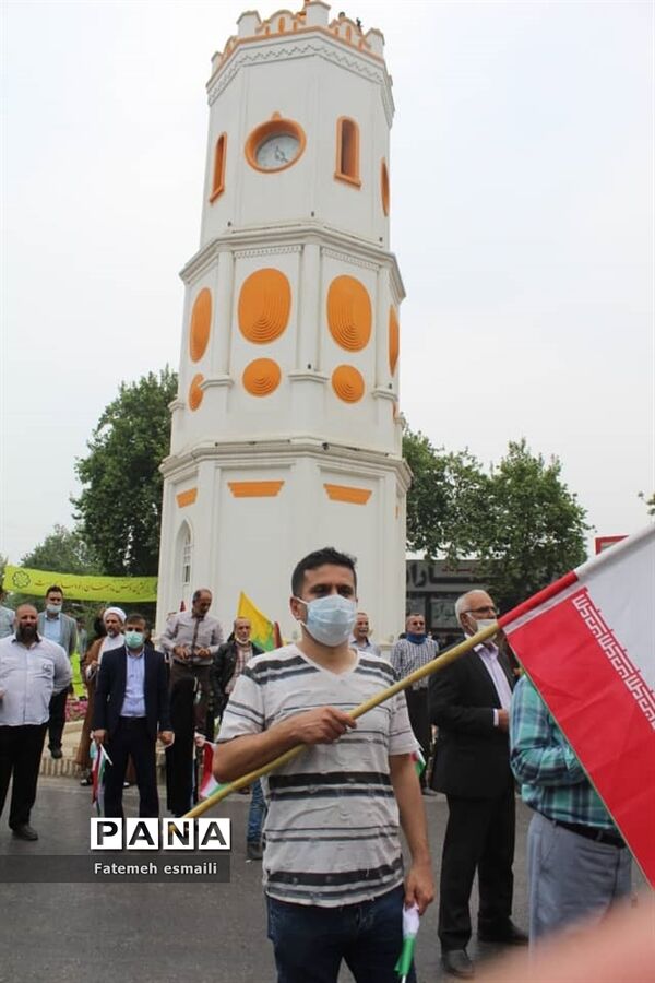 راهپیمایی روز جهانی قدس در ساری