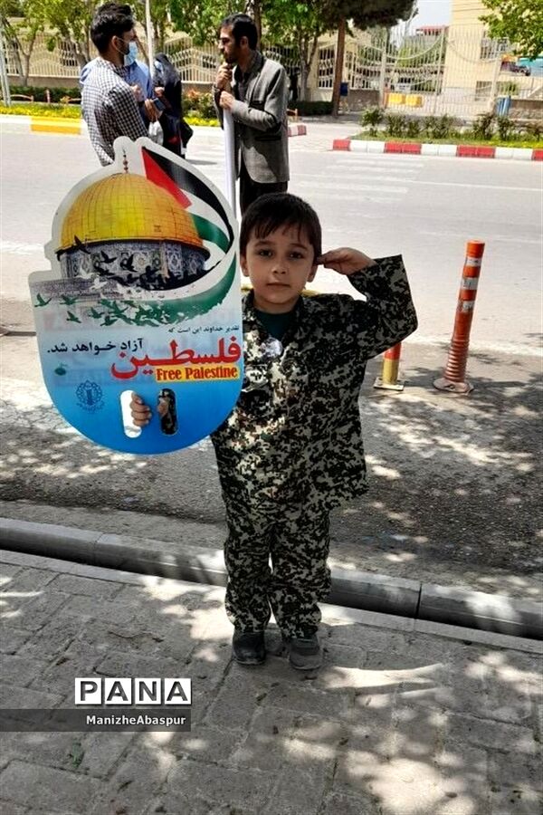 راهپیمایی باشکوه روز جهانی قدس در شهرستان بجنورد