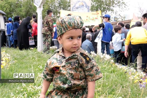 حماسه حضور مردم آباده در حمایت از مردم مظلوم فلسطین