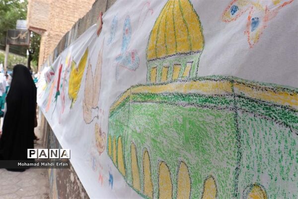 حماسه حضور مردم آباده در حمایت از مردم مظلوم فلسطین