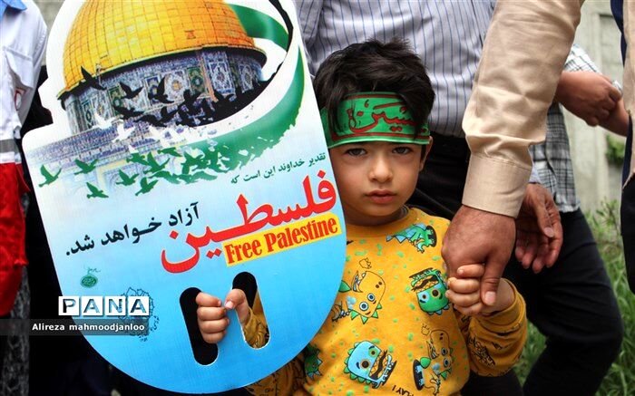 طنین فریاد حمایت از انتفاضه مردم فلسطین در گلوگاه