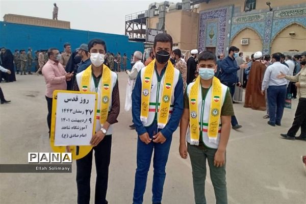 برگزاری باشکوه راهپیمایی  روز قدس در شهرستان امیدیه