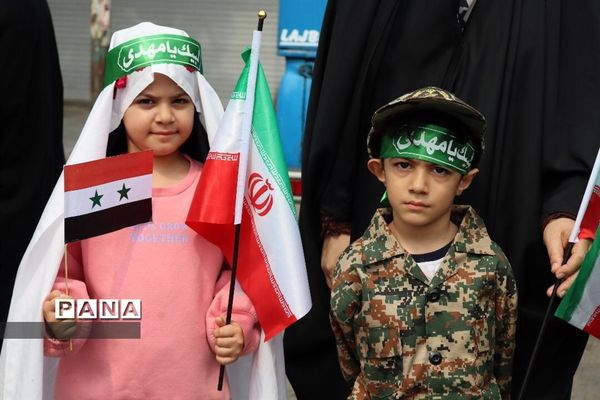 راهپیمایی روز قدس در ساری