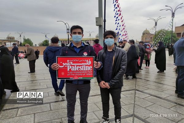 راهپیمایی روز قدس در همدان