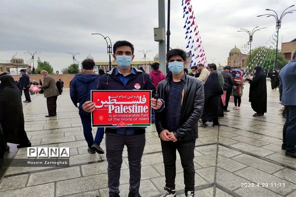 راهپیمایی روز قدس در همدان