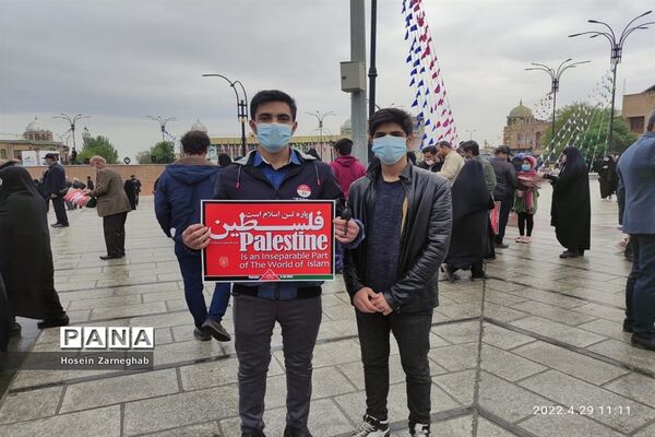 راهپیمایی روز قدس در همدان