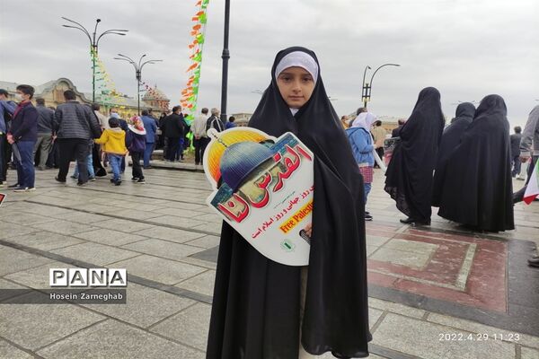 راهپیمایی روز قدس در همدان