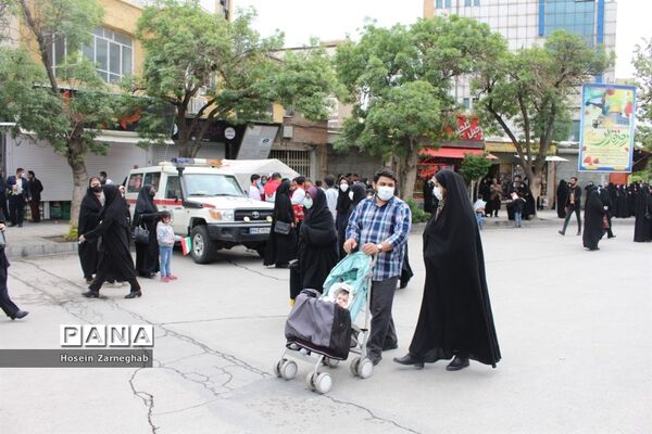 راهپیمایی روز قدس در همدان