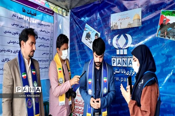 حضور پرشور دانش‌آموزان پیشتاز استان فارس در راهپیمایی روز قدس
