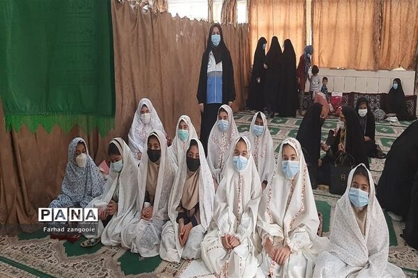 حضور دانش‌آموزان پیشتاز سازمان دانش‌آموزی منطقه آبپخش در راهپیمایی روز قدس