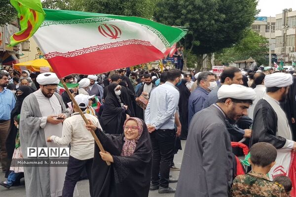 راهپیمایی روز جهانی قدس در قم-1