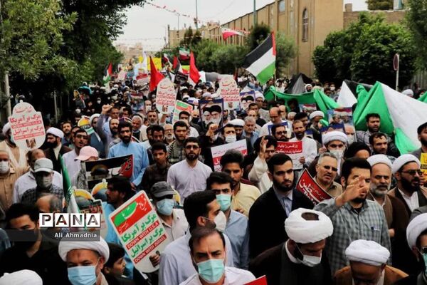 راهپیمایی رو‌ز جهانی قدس در قم-2