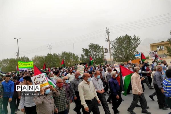 راهپیمایی روز جهانی قدس در اهرم تنگستان