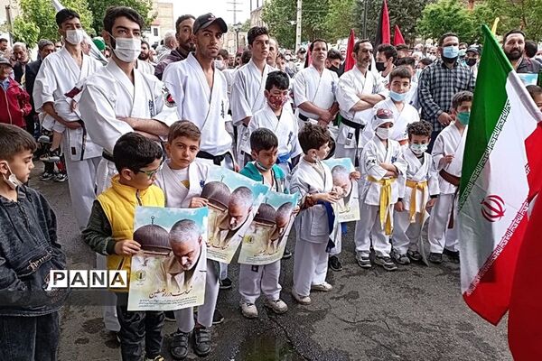 راهپیمایی روز جهانی قدس در استان البرز