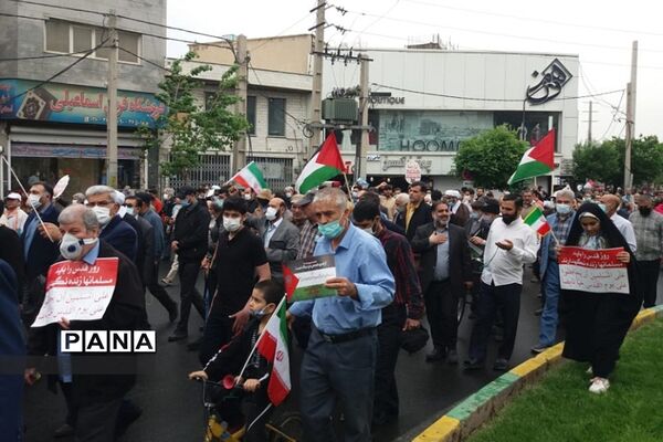 راهپیمایی روز جهانی قدس در استان البرز