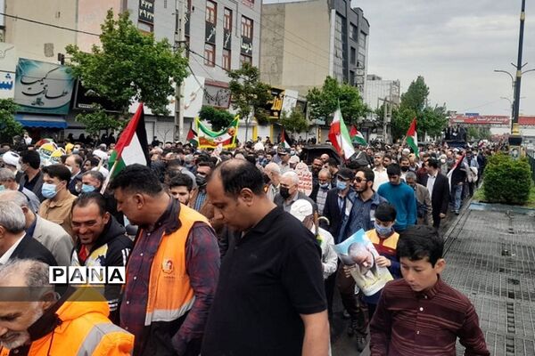 راهپیمایی روز جهانی قدس در استان البرز