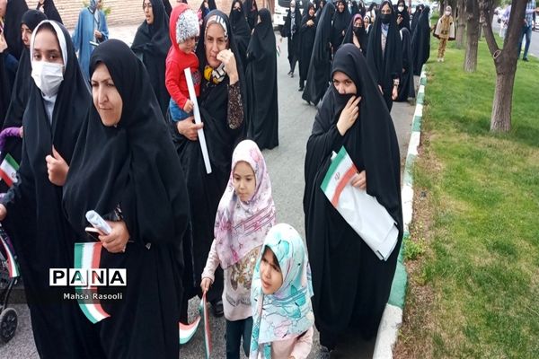 راهپیمایی روز قدس در شهرستان کهک قم