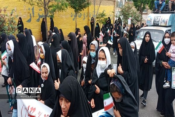 راهپیمایی روز قدس در شهرستان کهک قم