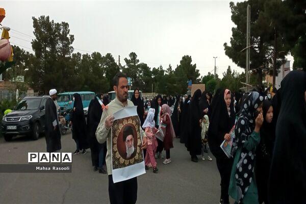 راهپیمایی روز قدس در شهرستان کهک قم