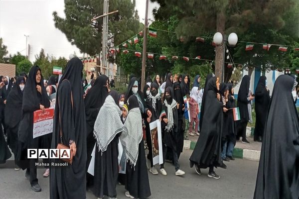 راهپیمایی روز قدس در شهرستان کهک قم