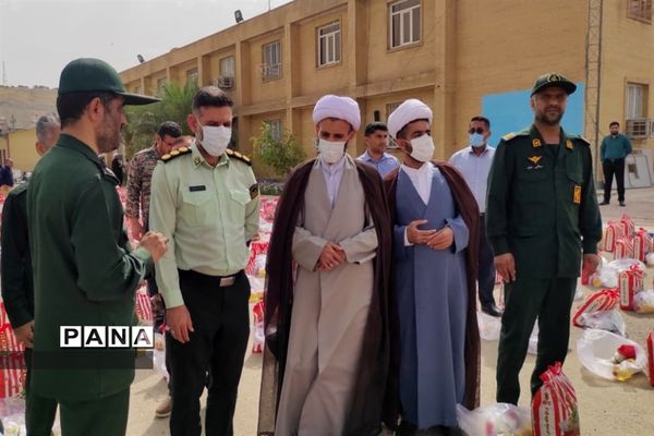 رزمایش کمک‌های مومنانه در ناحیه مقاومت بسیج شهرستان امیدیه