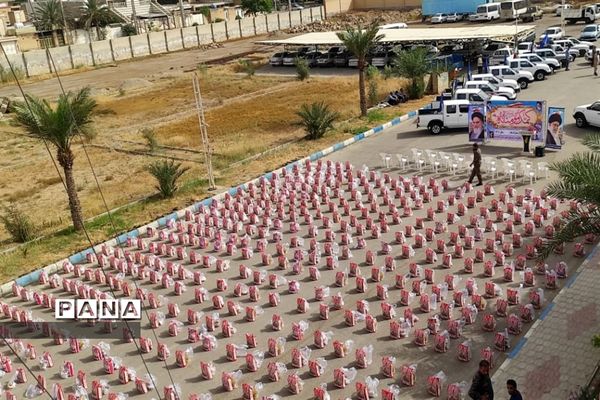 رزمایش کمک‌های مومنانه در ناحیه مقاومت بسیج شهرستان امیدیه