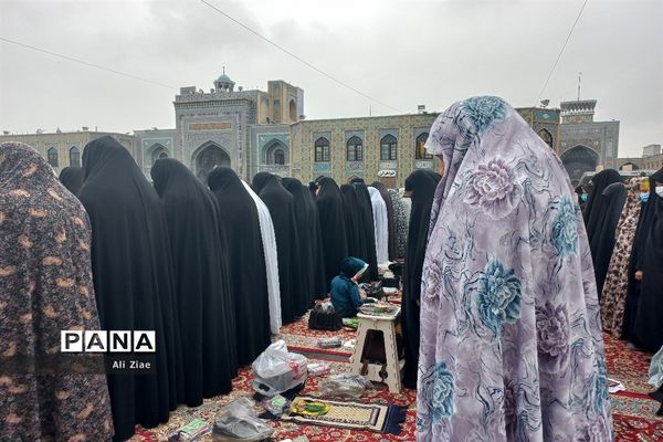 نماز عید فطر در حرم مطهر رضوی