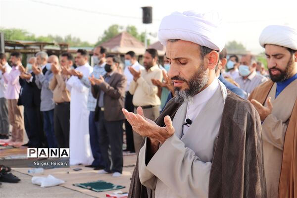 اقامه نماز عید سعید فطر در امیدیه