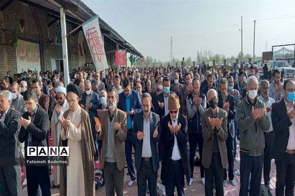 اقامه نماز عید سعید فطر در شهرستان بهار