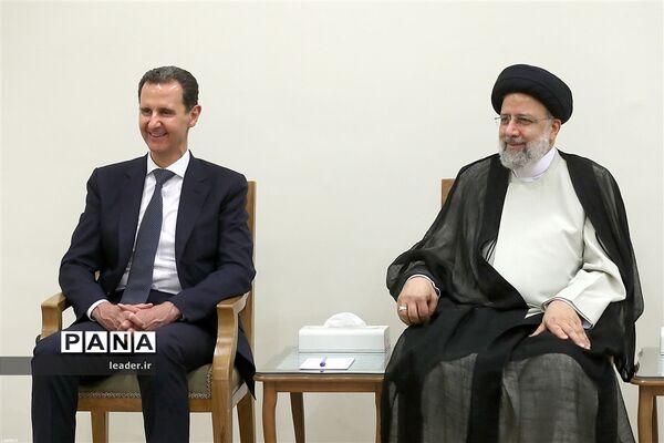 دیدار رئیس‌جمهوری سوریه با حضرت آیت‌الله خامنه‌ای رهبر معظم انقلاب اسلامی