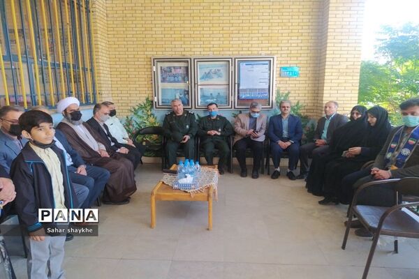 آیین سپاس معلم  سازمان دانش آموزی ملارد در دبیرستان شهید همت