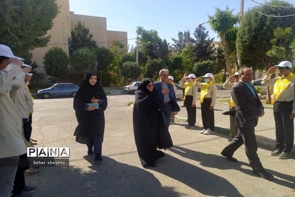 آیین سپاس معلم  سازمان دانش آموزی ملارد در دبیرستان شهید همت