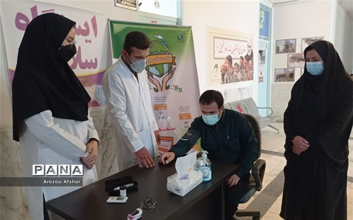 ایستگاه غربالگری و بینایی سنجی در بندر امام خمینی  برپاشد