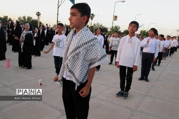 اجرای سرود  ۸۰۰ نفری «سلام فرمانده» در جهرم