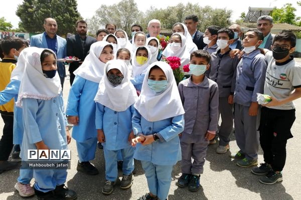 مراسم افتتاحیه بهسازی سالن شهید سلیمانی روستای دلمرز
