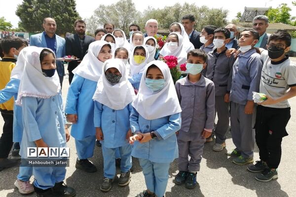 مراسم افتتاحیه بهسازی سالن شهید سلیمانی روستای دلمرز