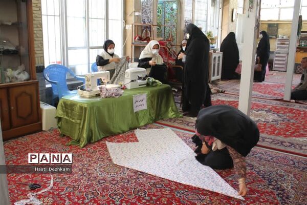 برگزاری گروه جهادی در محله قلعه عادل‌آباد