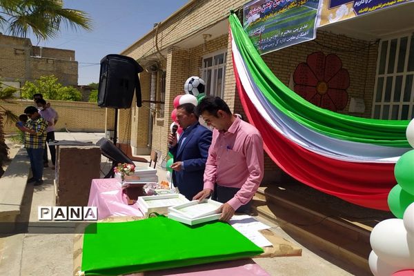 آیین افتتاح پروژه‌های ورزشی طرح شهید سردار سلیمانی شهرستان داراب